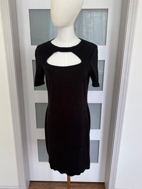 Nicole Miller Black Knit Dress